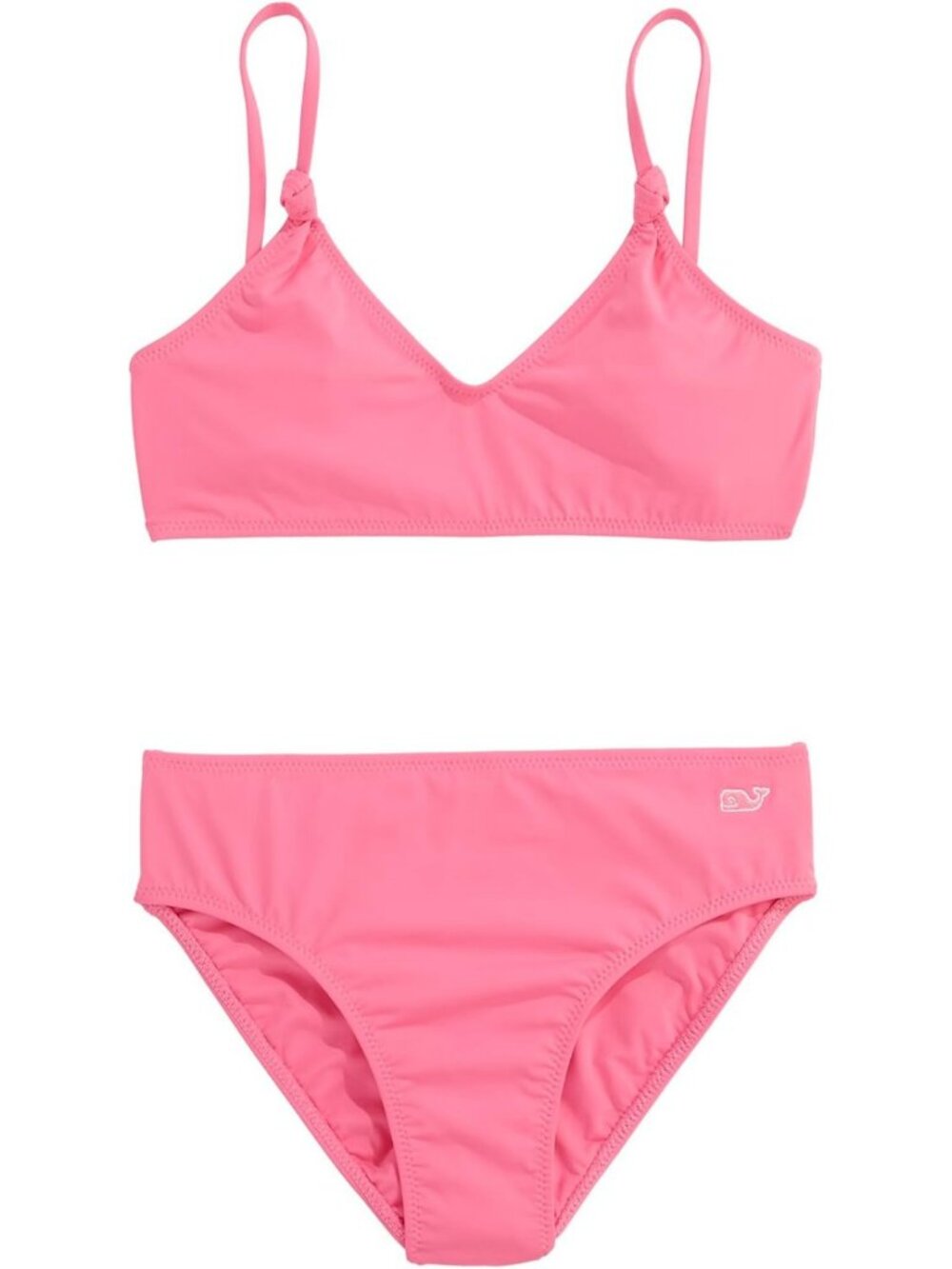 Girls' Knot Bikini Swimsuit - Cute Two-Piece Swimwear for Summer Fun